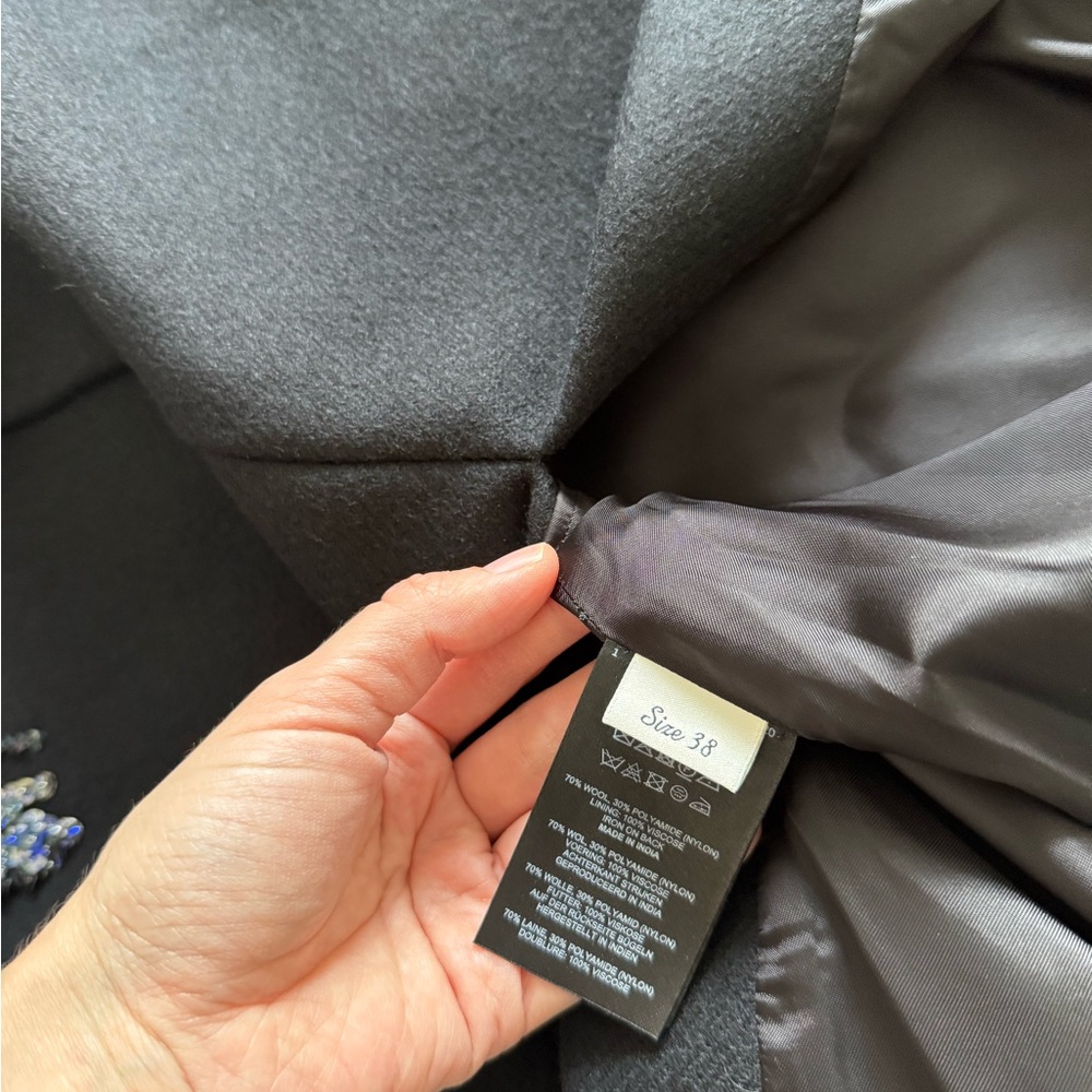 NWT DRIES VAN NOTEN Sequined wool-blend midi skirt $2,135 - Picture 9 of 10